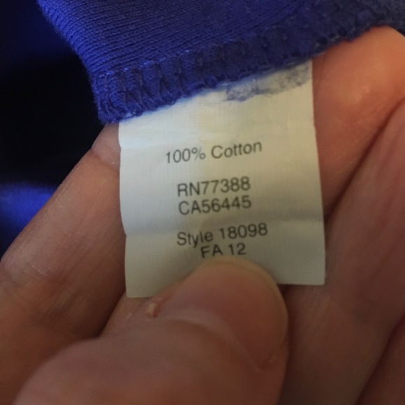 J.Crew Royal Blue Perfect Fit Long-sleeve Tee - Picture 3 of 4